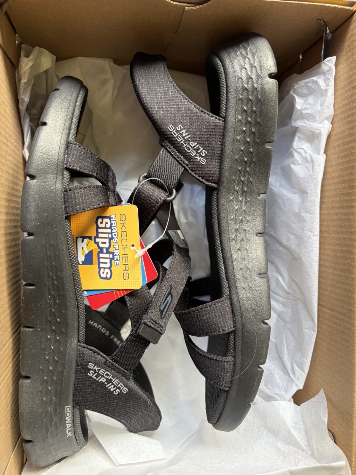 Skechers Go Walk Flex Sandal Size 5, Women’s, Black, NEW In Box with Bag,rrp £65