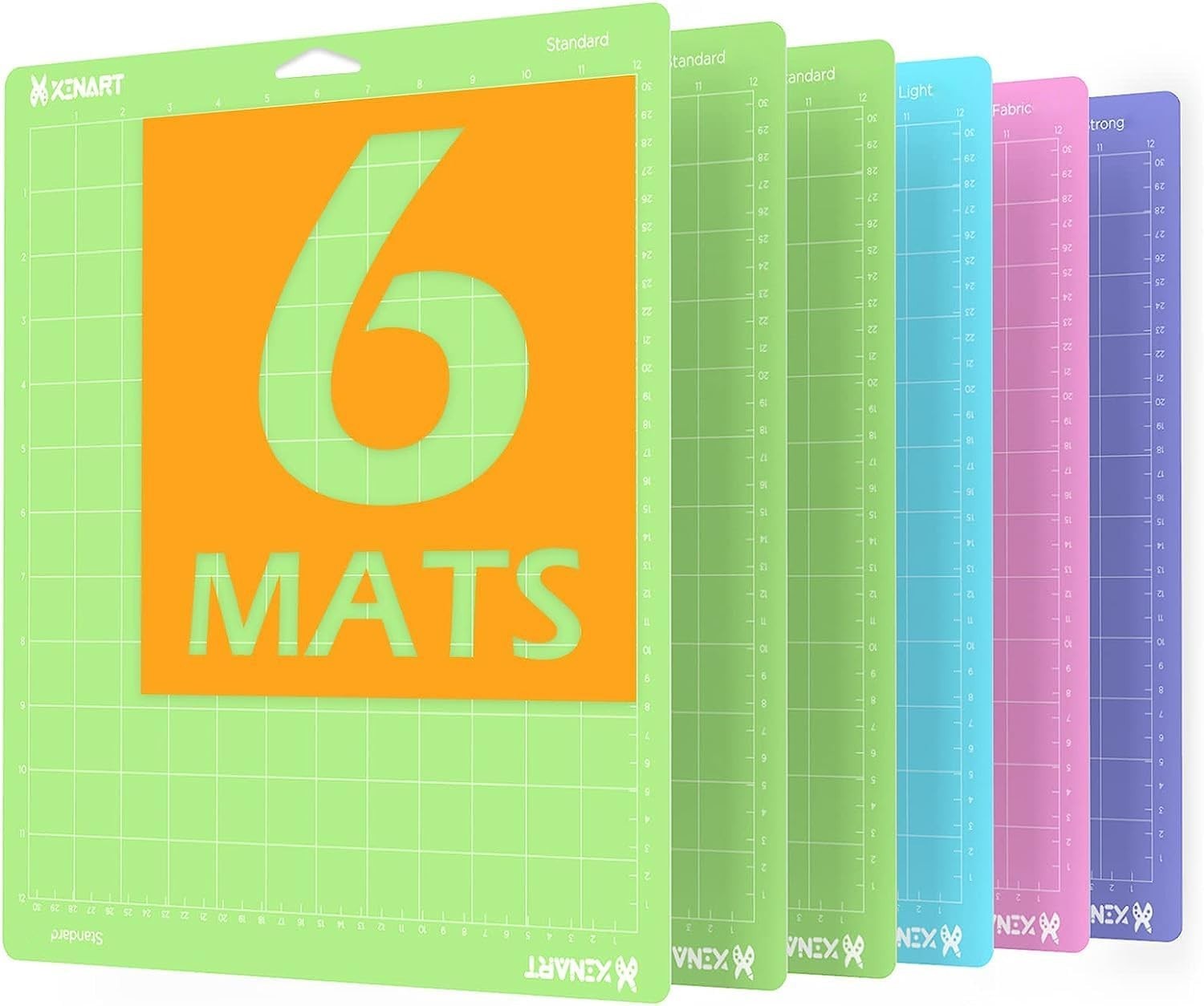 Cutting Mats for Cricut Maker 3/Maker/Explore 3/Air 2/Air/One 12x12 Inch 6pcs...