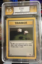 1999 Pokémon WOTC #60/62 Gambler Fossil C3G Grade 8 on eBay