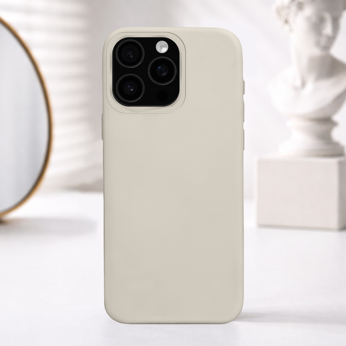 Coque de protection iPhone 16 Pro Max Rhinoshield finition premium beige - 3