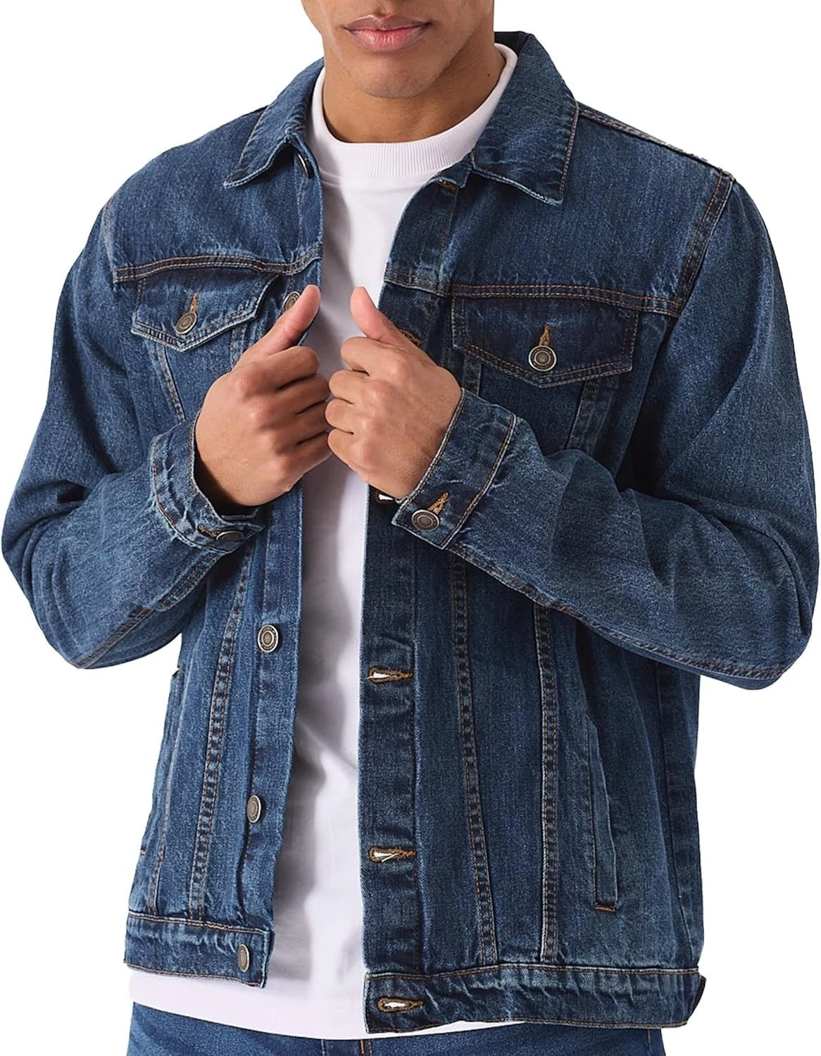 Mens Denim Jacket Trucker Jacket Classic Western Style Jeans Vintage Coat S-3XL
Opens in a new windo