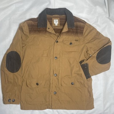 VOLCOM Grazer Jacket Mens Size M Hazel Brown Multi Pocket Corduroy Pad Work Coat