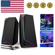 Computer Speakers, USB/USB-C Powered PC Speak...