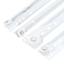 2 Pair Drawer Slides, 22 Inch Side Bottom Mount Drawer Glides Replacement