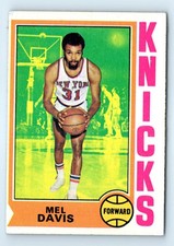 1974-75 Topps #43 Mel Davis