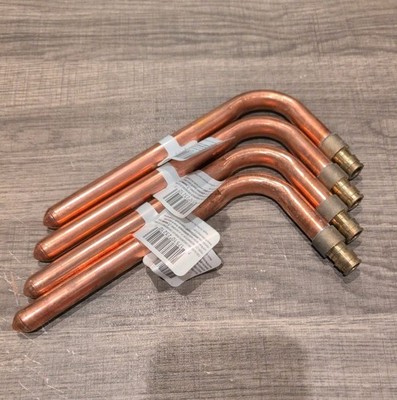 (4 Units) Jones Stephens S71001 Stub Out Elbow 1/2'' F1960 4'' x 8'' Copper 
