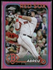 2024 Topps Chrome #165 Wilyer Abreu Pink Refractors