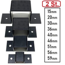 Pipe Clamp x 2 PCS For side mounting square pipe clamp square pipe