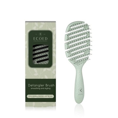 Ecoed Detangler Hairbrush, Soft Bristle Detangling Brush for Straight, Wavy, ...