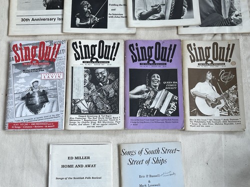 Vintage Sing Out Folk Song Magazine Lot 1970s - 1980s x14 - Picture 3 of 14