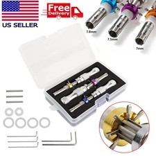 3Pcs 7 Pin Advanced Tubular Lock Tool Set For Padlock Hook Tool Seal Pick Puller
