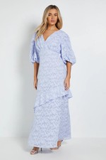 Dorothy Perkins Pale Blue Maxi Dress Womens Occasion Dresses