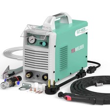 YESWELDER Plasma Cutter Dual Voltage 110/220V,45 Amp Non-Pilot CUT-45DS, Blue 