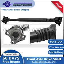 For 16-20 CADILLAC CT6 3.6L AWD FRONT PROPELLER DRIVESHAFT DRIVE SHAFT 23336889