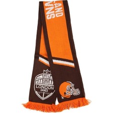 Vintage NFL CLEVELAND BROWNS Cleveland Browns all-over print acrylic scarf m...