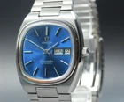 Omega Seamaster TV Rare Blue Dial Auto Cal.1020 Day-Date Ref.166.0211 36mm