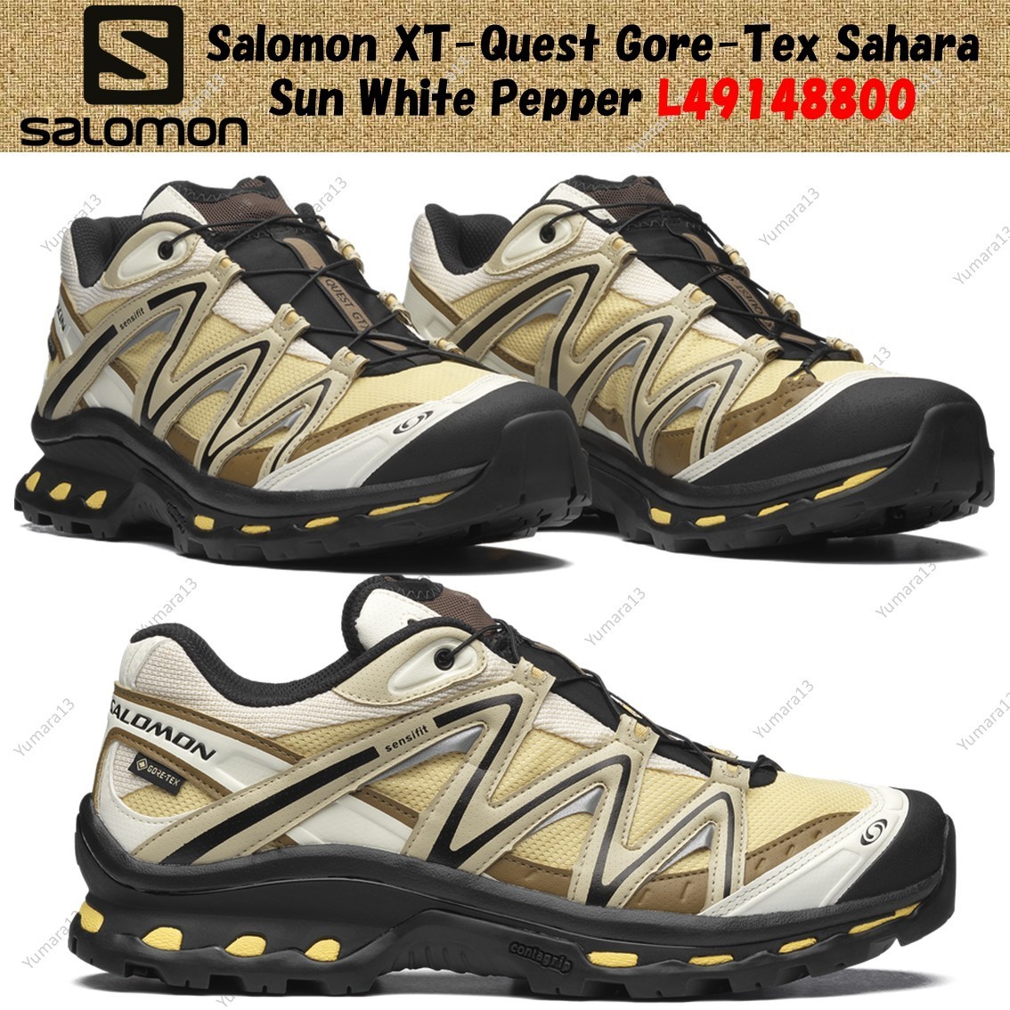 Salomon XT-Quest Gore-Tex Sahara Sun White Pepper L49148800 Men's