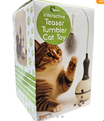 The Interactive Cat Exercise Teaser Tumbler Toy