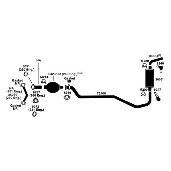 For Honda Pilot 05-08 Exhaust Muffler and Pipe Assembly AP Exhaust Front Foto 4 de 4