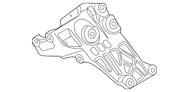 Genuine Nissan Mount Bracket 11710-7S01A - Image 2 of 3