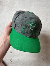 Vintage Philadelphia Eagles Shark Tooth Logo Athletic NFL Snapback Hat Green 90s