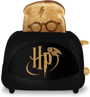 2 Scheiben Toaster Neuheit Harry Potter Hogwarts Spaß Küchengerät kompakt