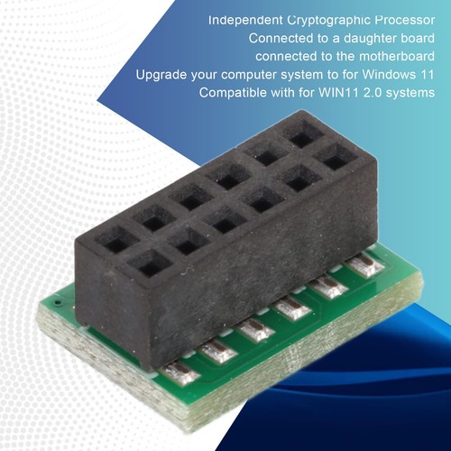 TPM 2.0 Encryption Security Module LPC 12Pin Encryption Security Board For W Fit - Afbeelding 20 van 22