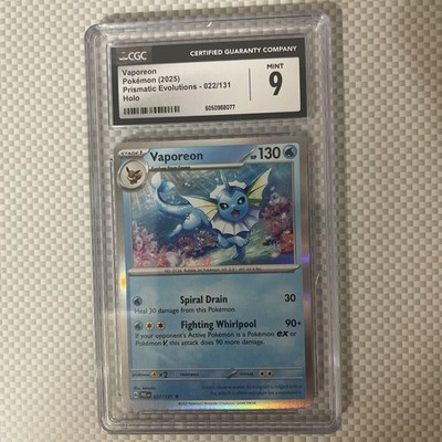 Vaporeon (Master Ball Pattern) 022/131 Sv: Prismatic Evolutions