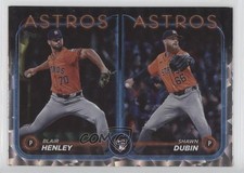 2024 Update Rookie Combo Silver Crackle Foilboard Blair Henley Shawn Dubin 1mx3