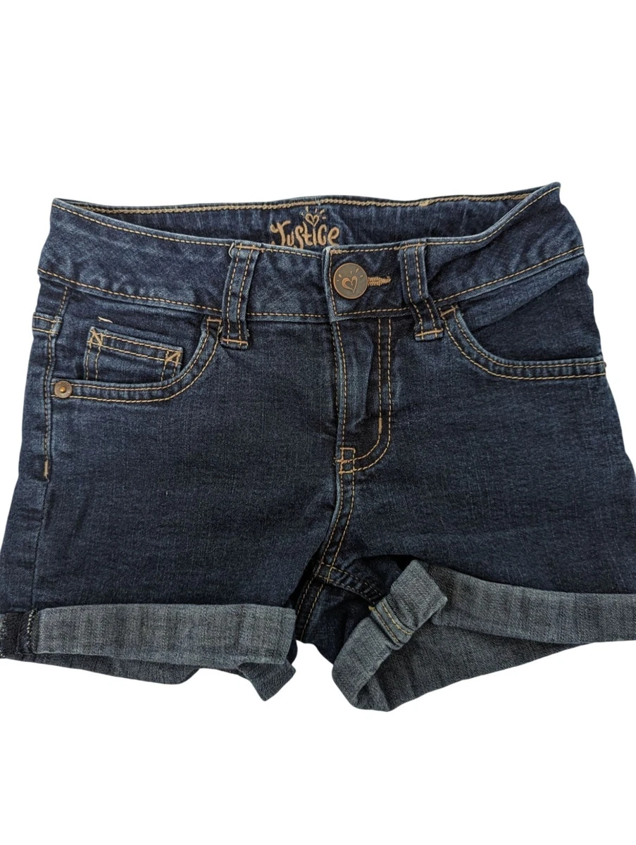 Short En Jean Fille Justice Taille 8 - Bleu Avec Paillettes