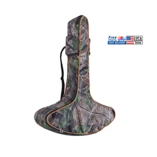 Soft Crossbow Case Camo Padded Outdoor Archery Bow Carrier Bag w Backpack Straps