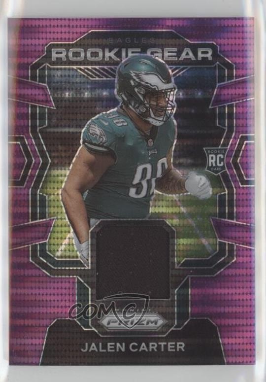 2023 Panini Prizm Rookie Gear Purple Pulsar Prizm Jalen Carter #RG-JC 0p9n