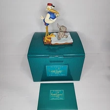 WDCC "Bundle of Joy" Messenger Stork and Dumbo from Disney's Dumbo Box with COA