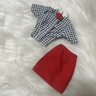 Vintage Barbie Clone Fashion Doll Size 2 Pc Set Top & Skirt