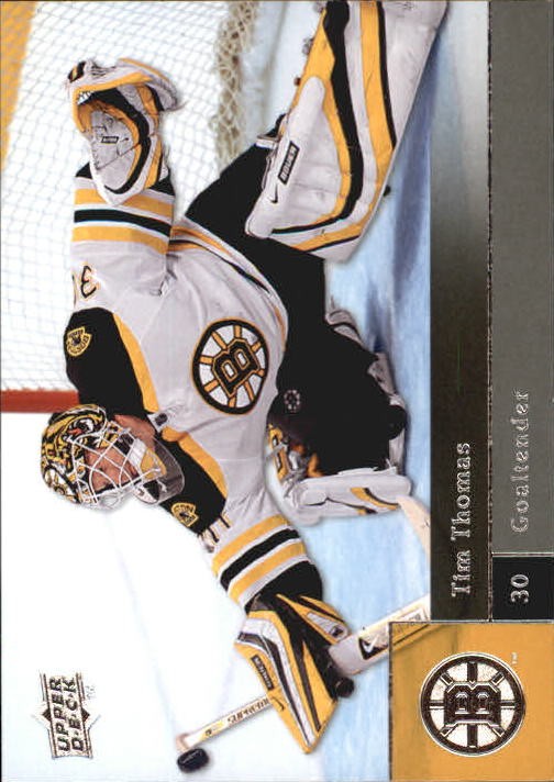 2009-10 Upper Deck #5 Tim Thomas - HKY