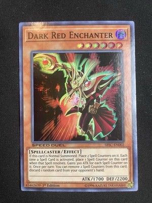 Dark Red Enchanter SBSC-EN002 Speed Duel: Scars of Battle 1st Edition