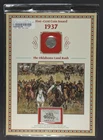 1937 Buffalo Nickel with 18 Cent Commemorative Stamp