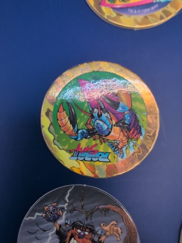 Vintage POG Federation Micro Tournament Game Pack with a bunch of pogs 2 Slammer - Picture 13 of 15