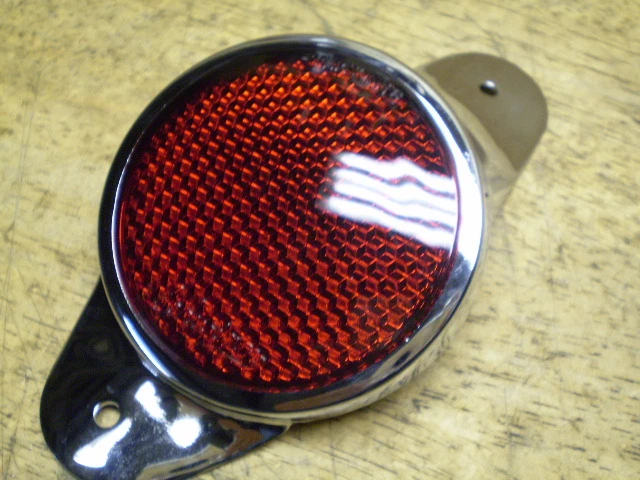 Schwinn Approved Prewar Postwar Autocycle Phantom Deluxe Glass Reflector