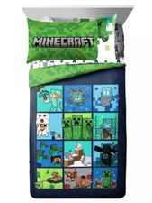 Minecraft Kids Reversible Bed Set-W16734972180, W17690601862, W26454863042