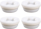 QWORK 2" Bung Cap, 4 PCS Poly Buttress Drum Bung for 55 Gallon Plastic Drum, Cou