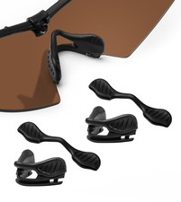 Black Replacement Nose Pads for Oakley SI Ballistic M Frame 2.0 Non-Slip