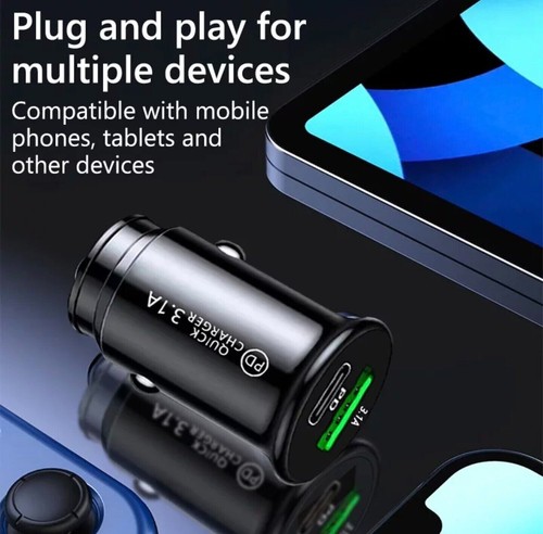 Fast Car Charger 3.1A USB Quick Charger 2 Port Qualcomm QC3.0 Lighter Socket AU - Picture 3 of 8