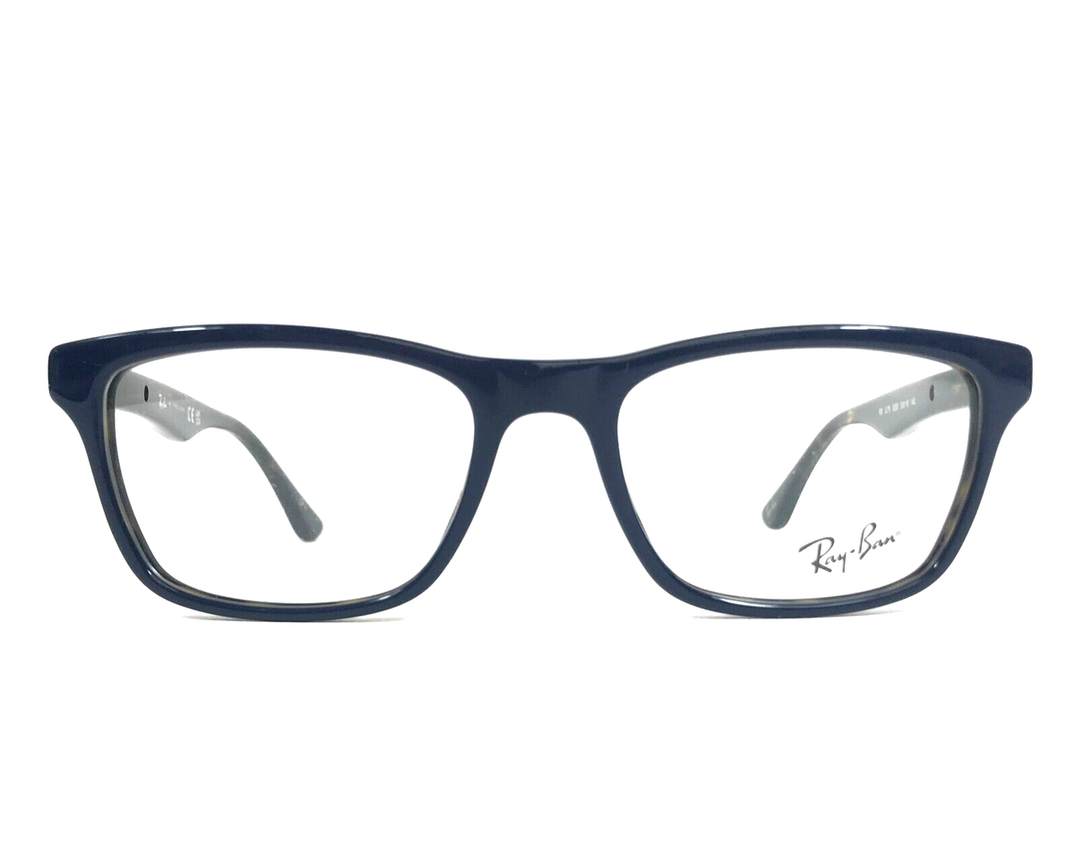 Ray-Ban Navy Frame with Brownish Lenses Eyeglasses Ray-Ban RB7217 Chad Optics Bio-Based | Free  main image 4