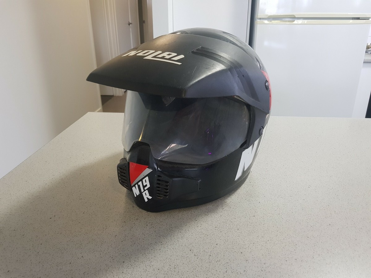 Rare Vintage 1987 NOLAN Motocross Helmet N19R