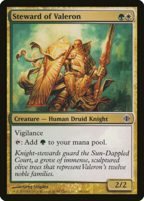 4 Steward of Valeron 4x x4 - LP - Shards of Alara - SPARROW MAGIC mtg