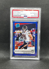 COLE KMET signed BLUE PANINI OPTIC 2020 #181 ROOKIE CARD RC w/ COA PSA SLAB