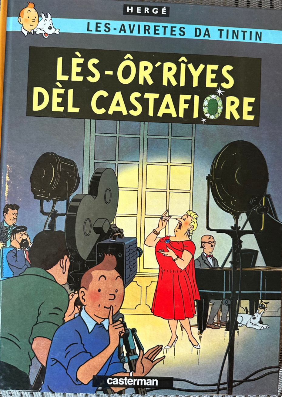 Tintin Hergé Lès-Or'Rîyes Dèl Castafiore Casterman 1st signed Wallon Numbered