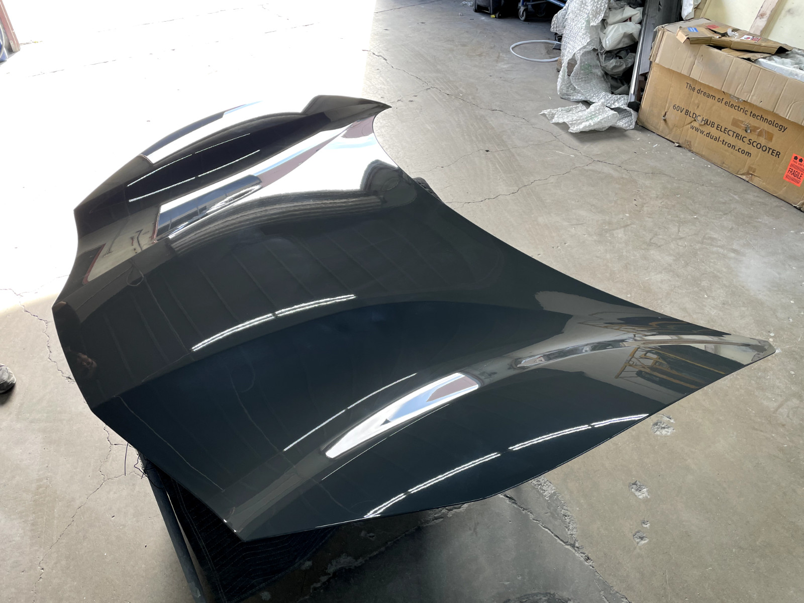 FERRARI 488 GTB SPIDER OEM HOOD VERY CLEAN FRESH TAKE OFF INSURANCE QUALITY