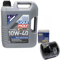 MotoröL Set 10W-40 5 Liter + ÖLfilter FüR Chrysler Fiat Ford Lancia Saab Skoda